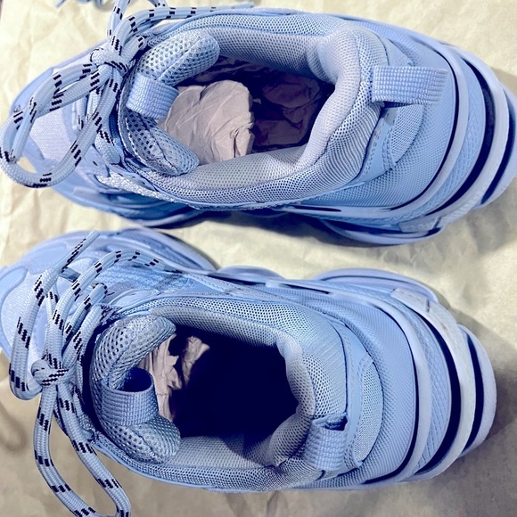 Baby blue triple S sneakers - Picture 3 of 6